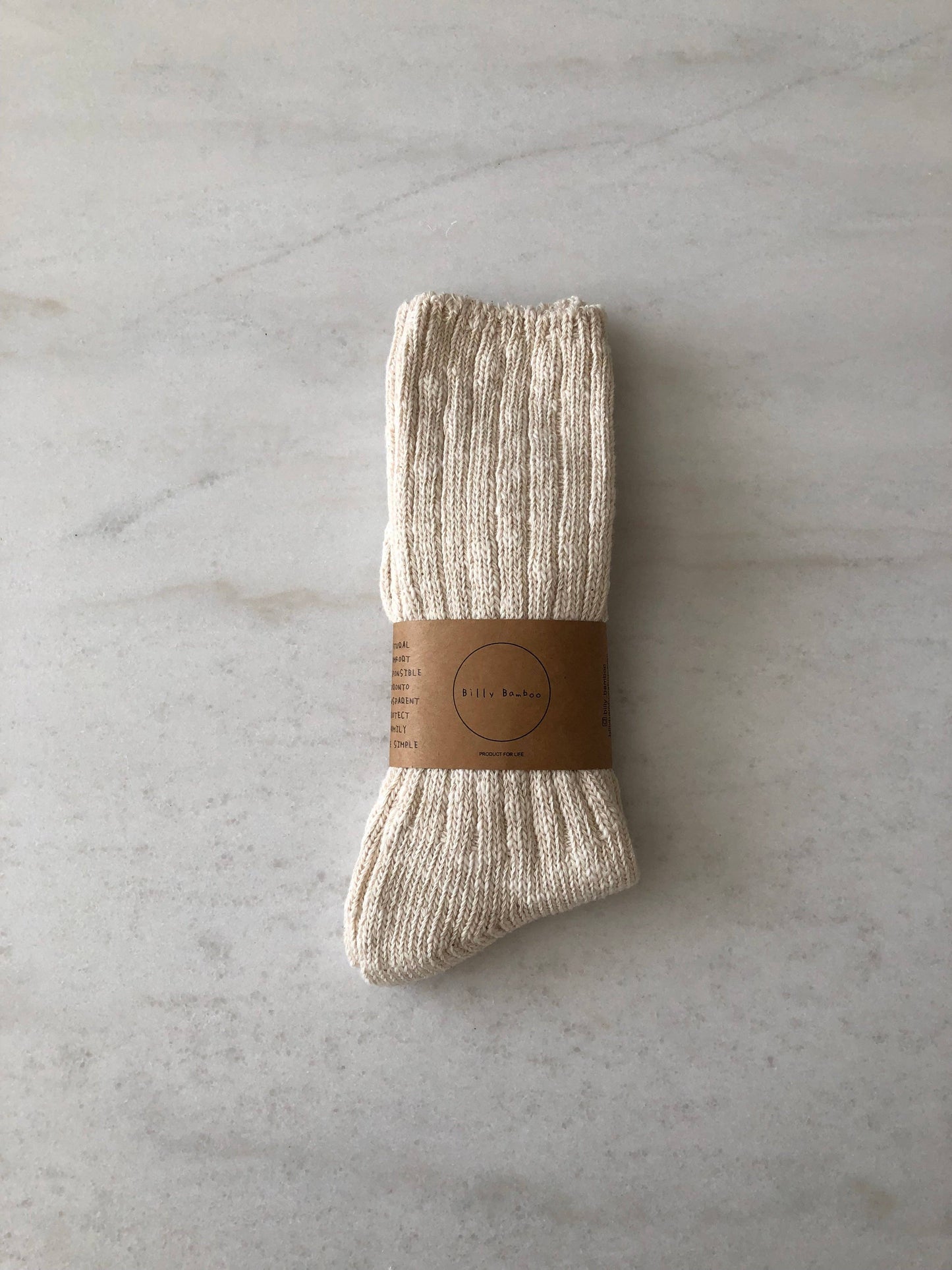 SLUB COTTON SOCKS