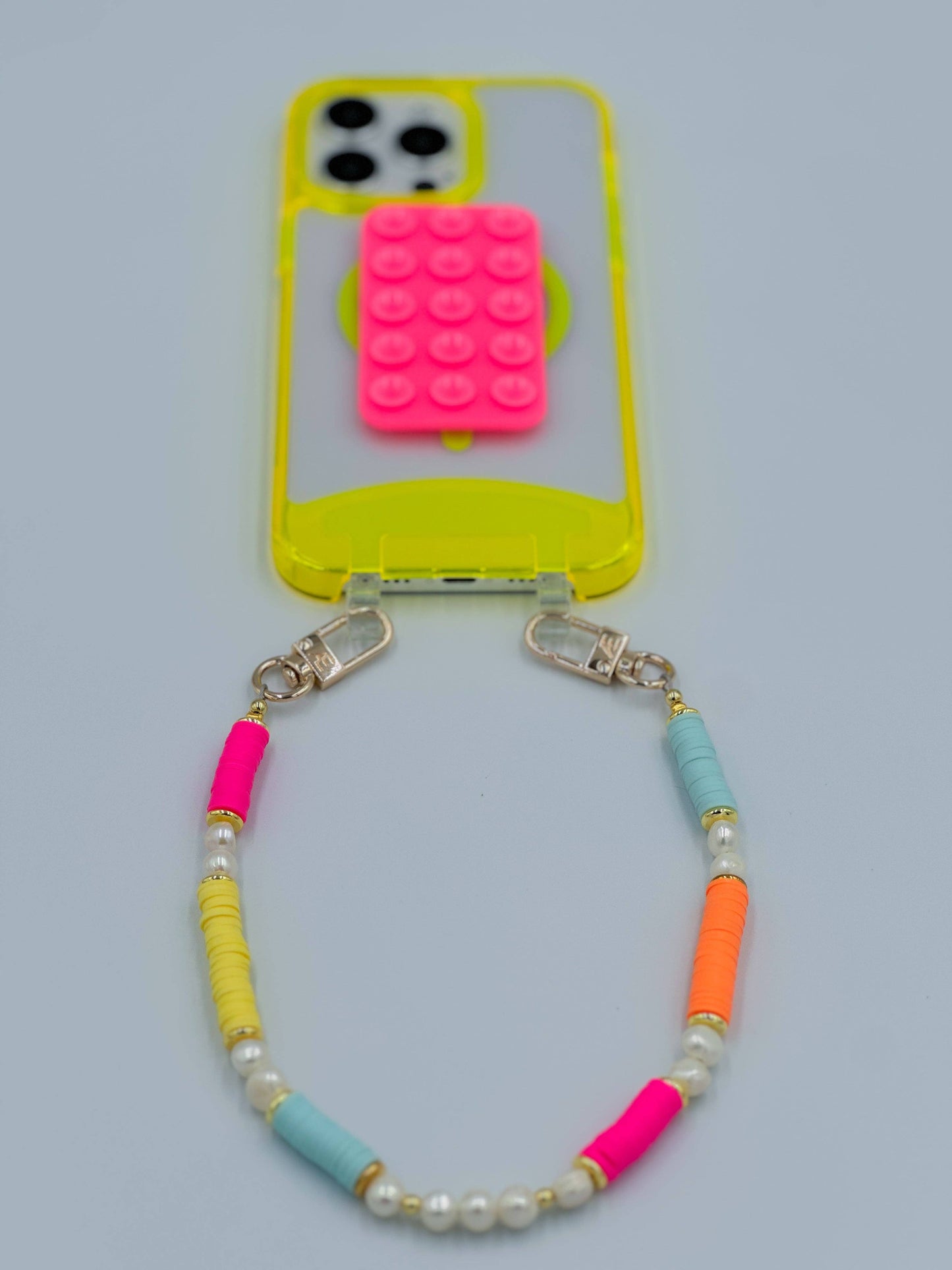 Clear Neon Yellow iPhone Case - MagSafe