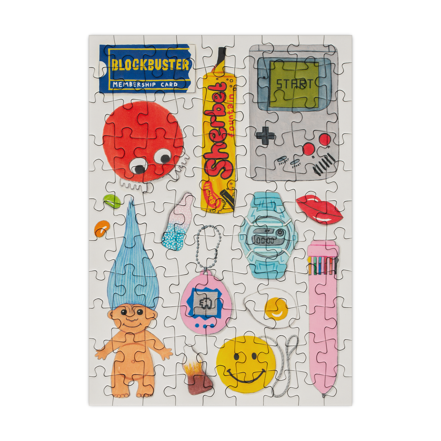 Retro 90's - 99 Piece Mini Jigsaw Puzzle