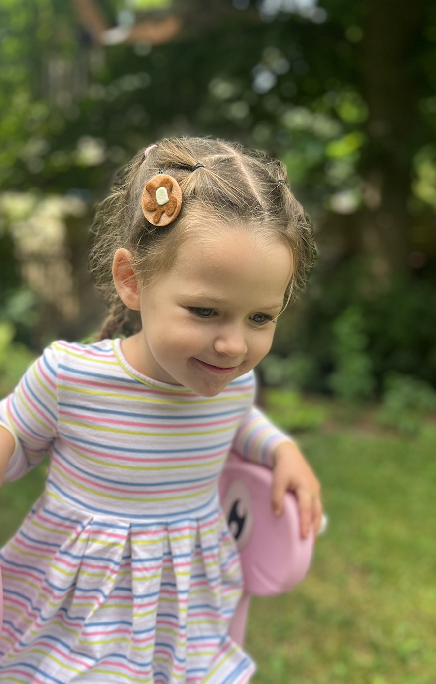 Pancake Barrettes | Felt Barrettes | Hair Accessories