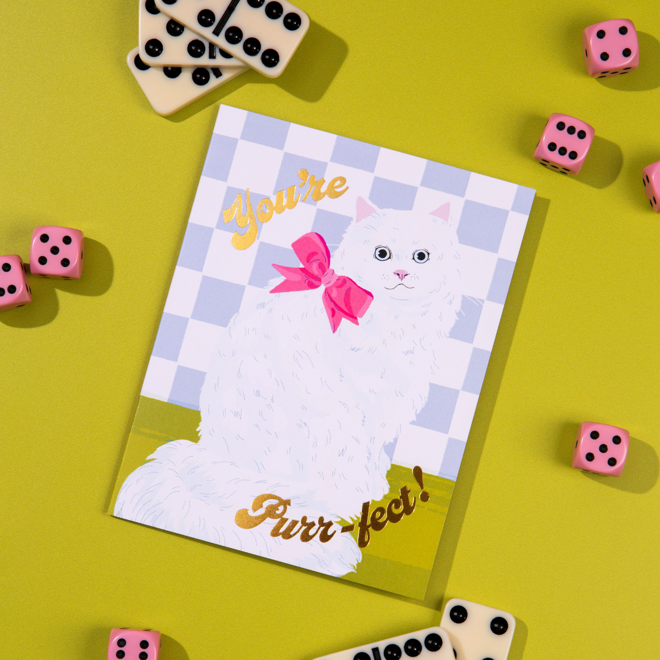 You're Purr-fect – Foil Friendship ✿ Love Card