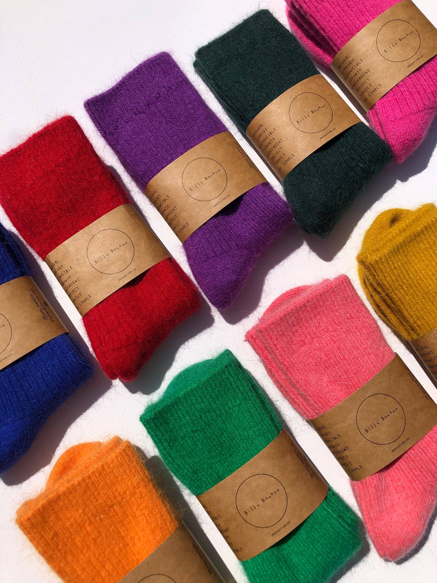 Billy Bamboo ANGORA WOOL SOCKS