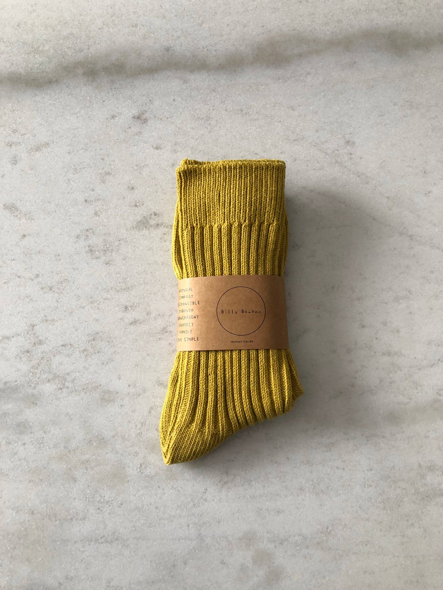 Billy Bamboo - Ribbed Cotton High Socks