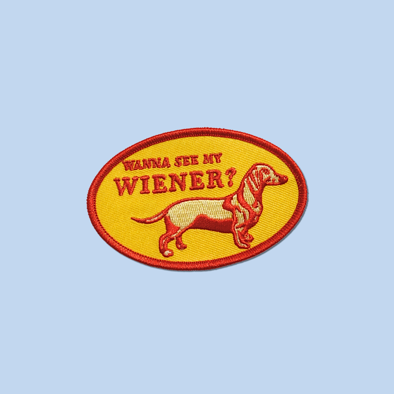 See My Wiener – Iron-On Embroidered Patch