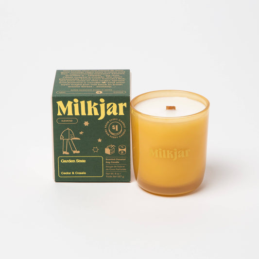 Milkjar Garden State - Cedar & Cassis Coconut Soy 8oz Candle