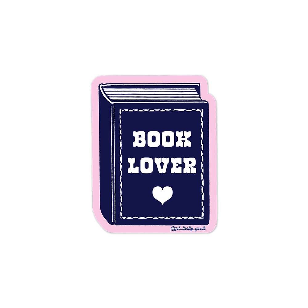 Book Lover Sticker – Matte Vinyl Sticker