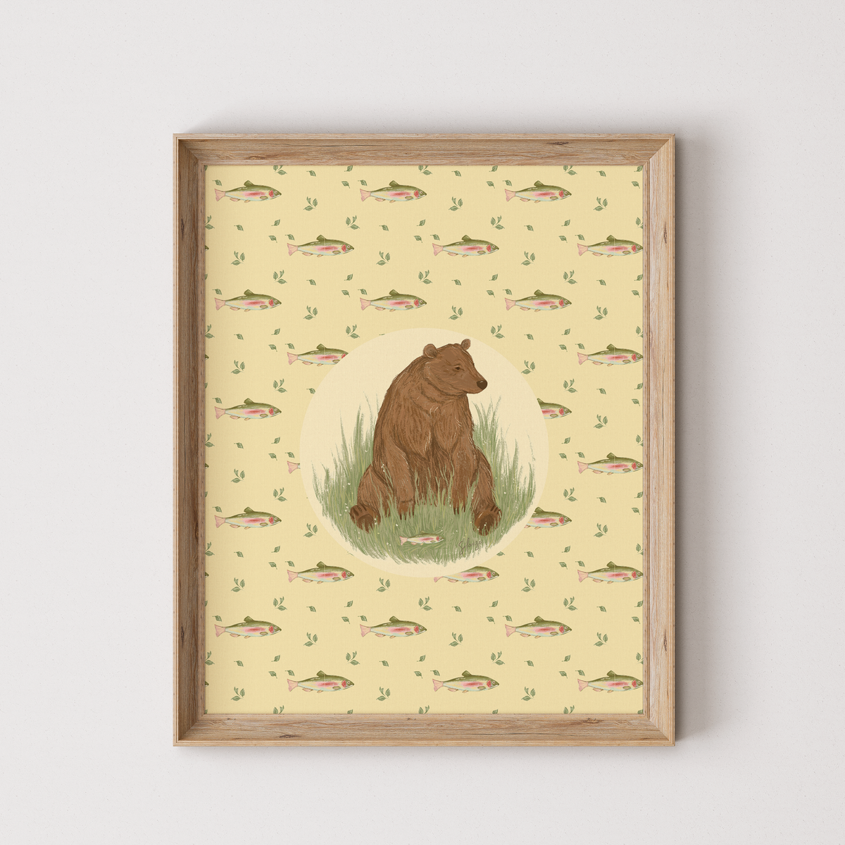 Fishing bear