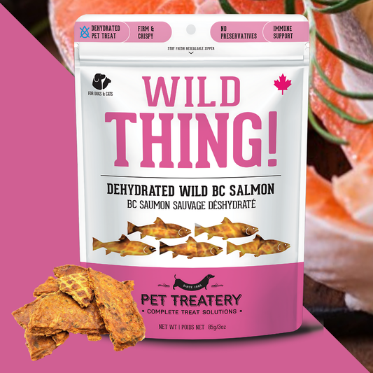 Wild Salmon Dehydrated Pet Treats: Omega-3 & High-Protein