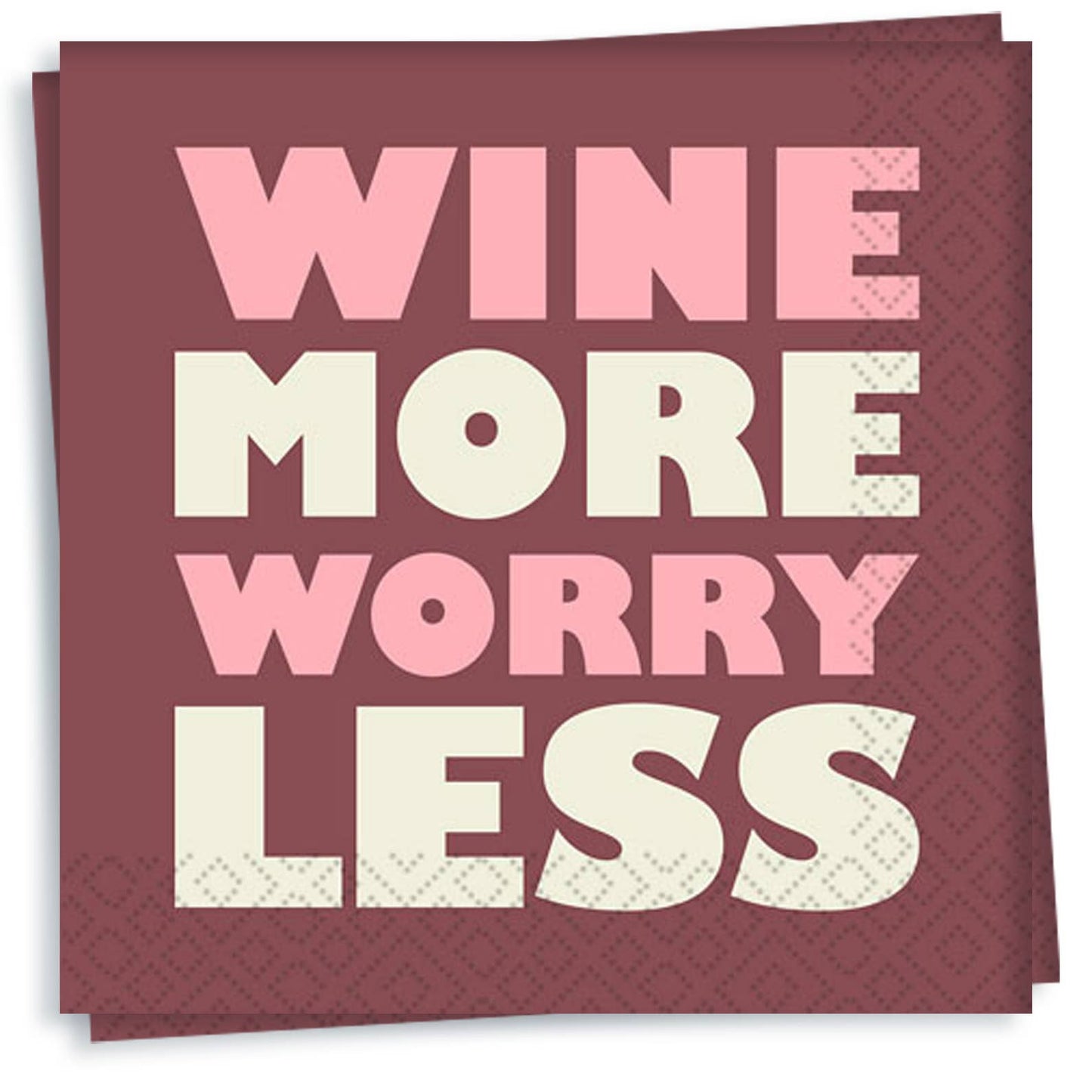 More Less Cocktail Napkin