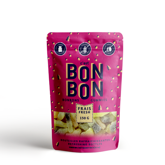 Bon Bon Sour Pop Bottles - Gummy Candies
