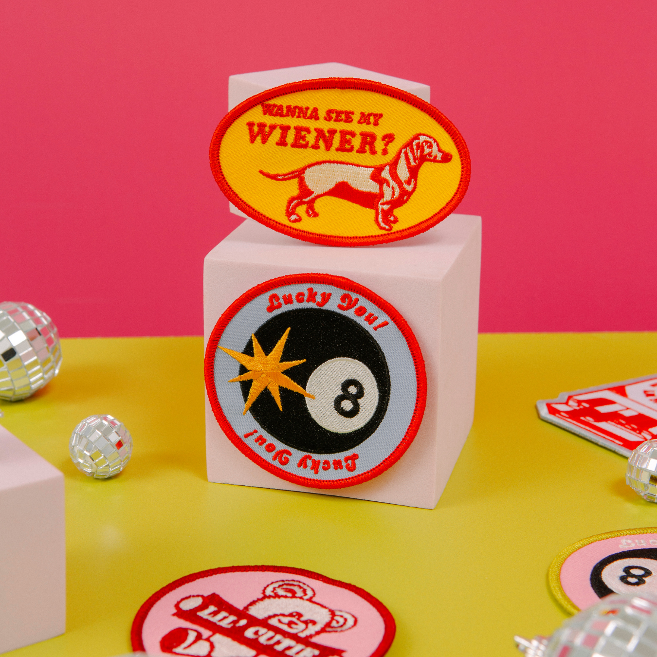 See My Wiener – Iron-On Embroidered Patch
