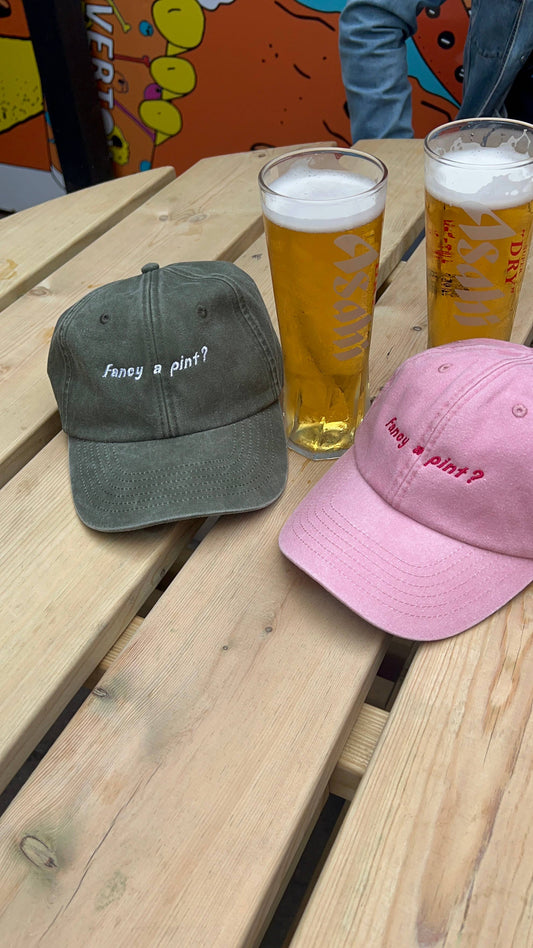 Fancy a pint? Embroidered Cap