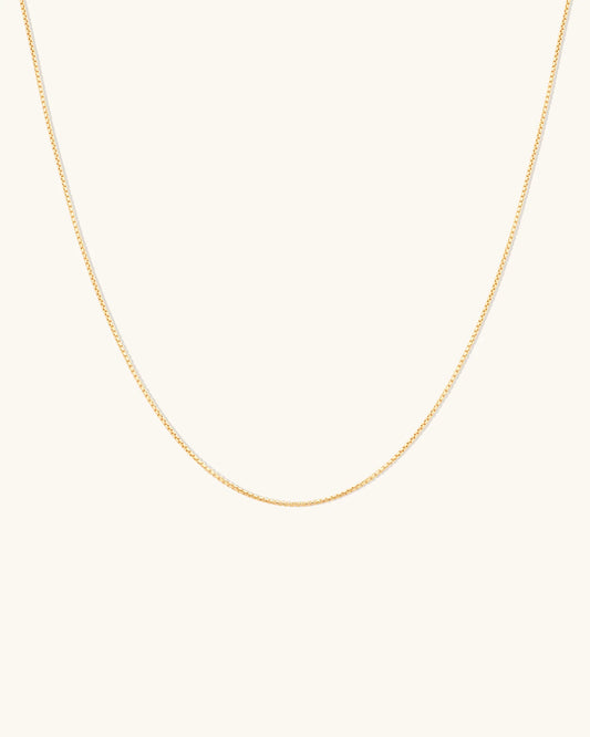 Leah Alexandra Box Chain Necklace