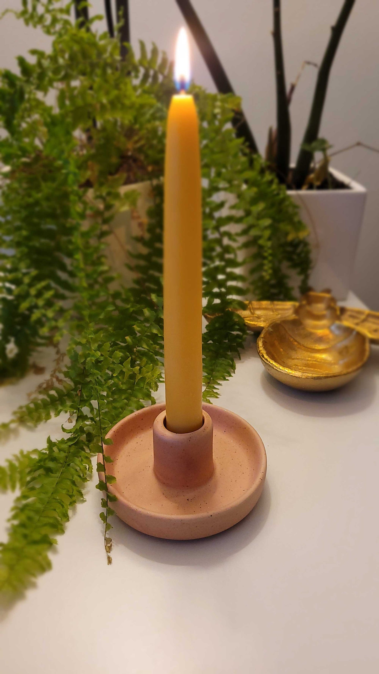 Nordic - Hygge style Ceramic Candlestick Holder