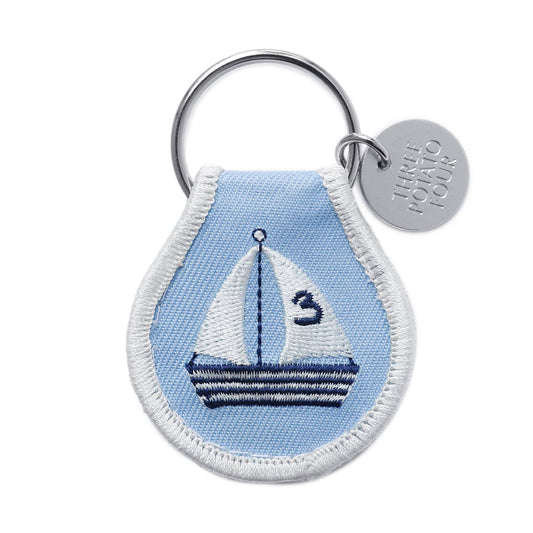 Patch Embroidered Keychain - Coastal Cruise