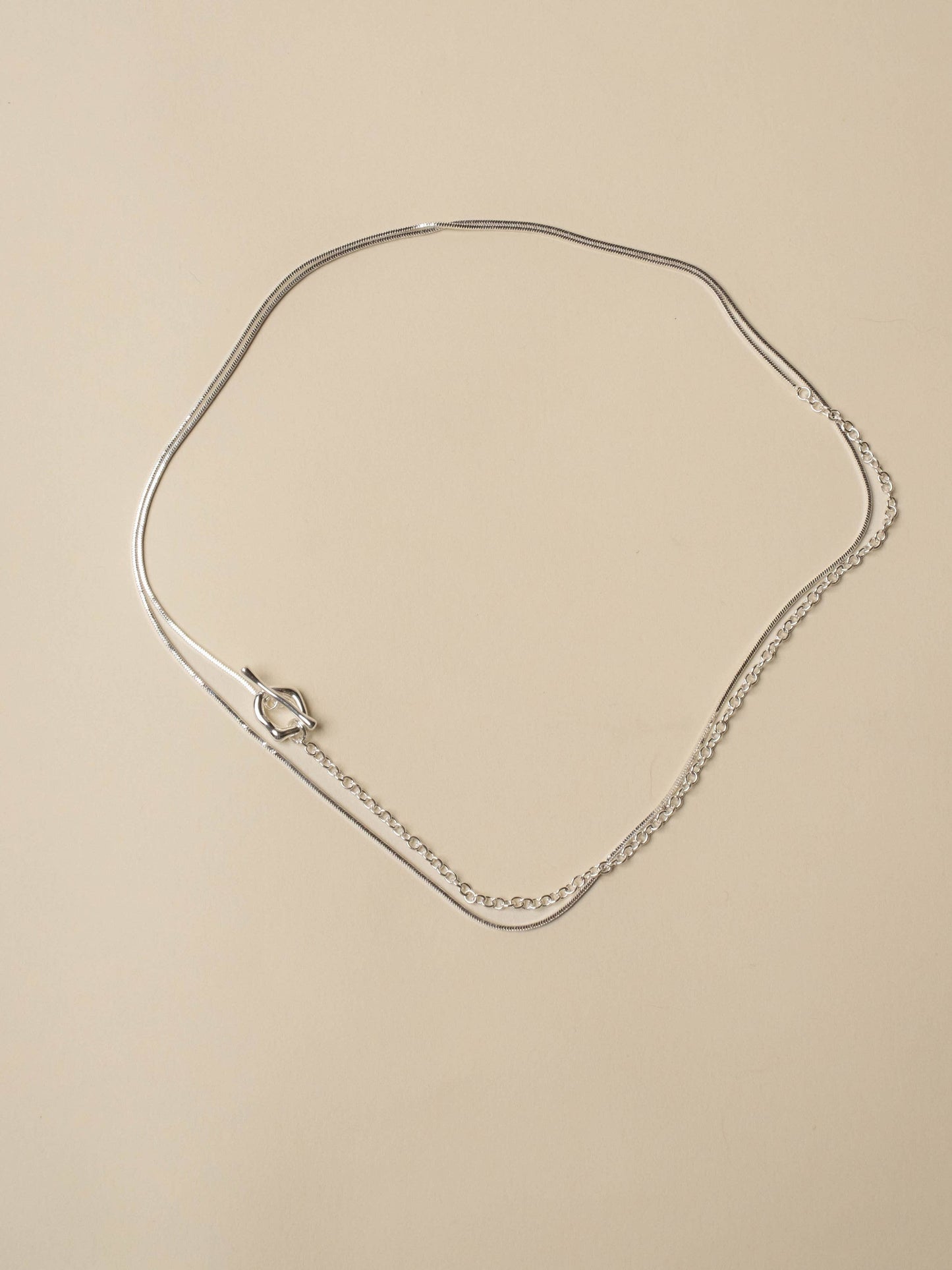 Jenny Silver Wrap Necklace