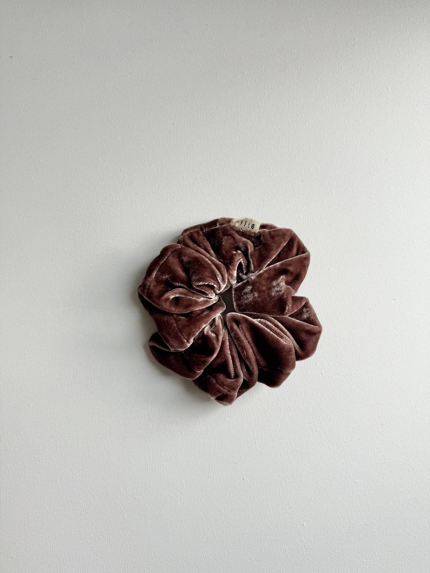 SILK VELVET SCRUNCHIES - neutral