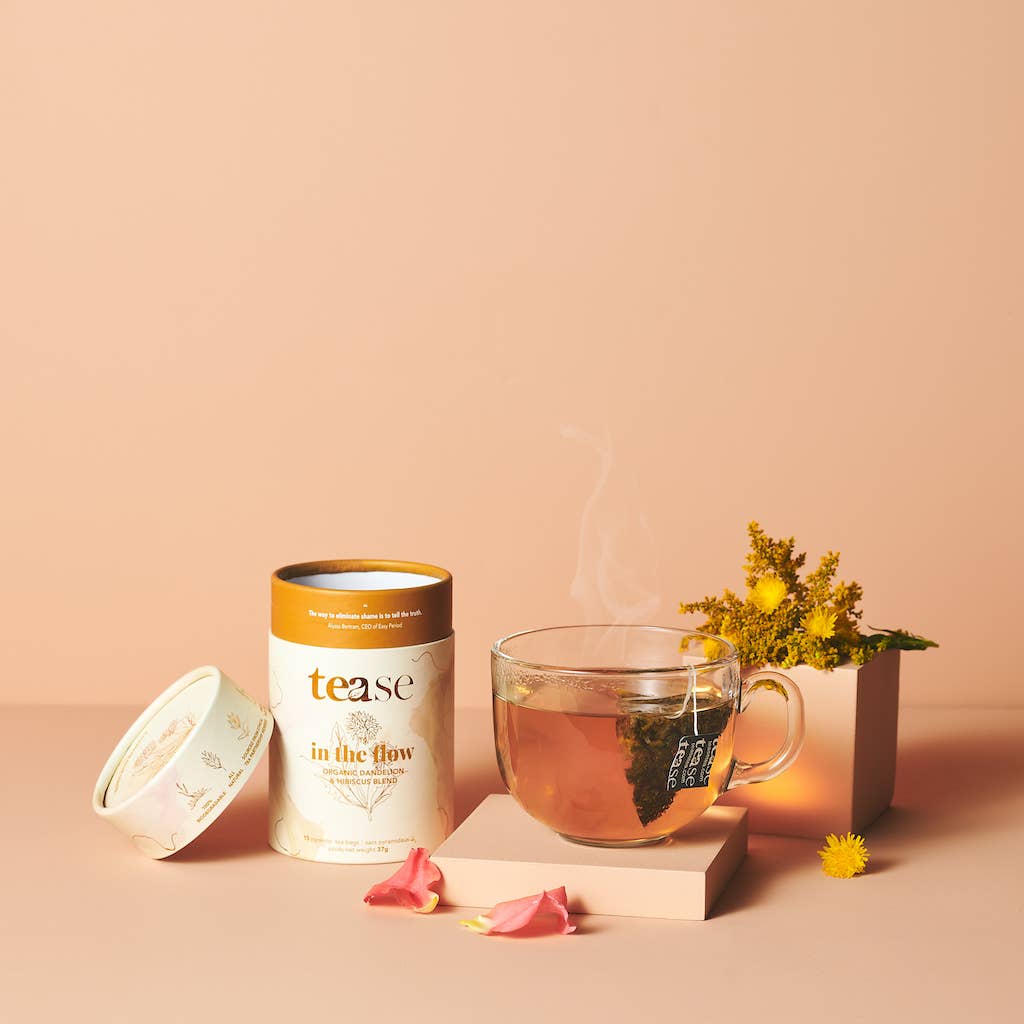 In The Flow Dandelion + Hibiscus Superfood Tea Blend