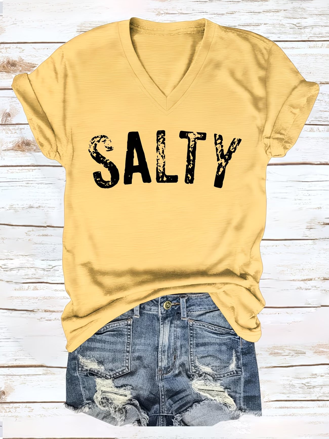 Salty Yellow Tee