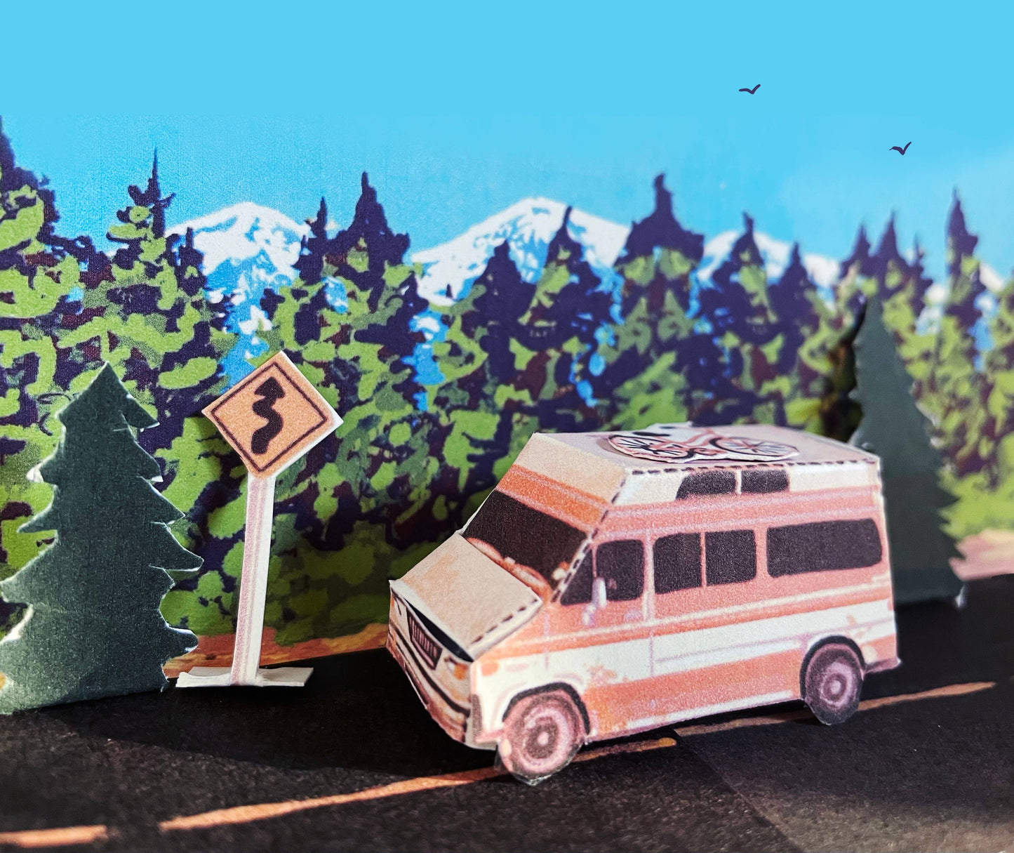 Build Your Own West Coast Road Trip Postcard