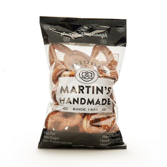 Handmade Pretzels, Salted - 8oz Bags