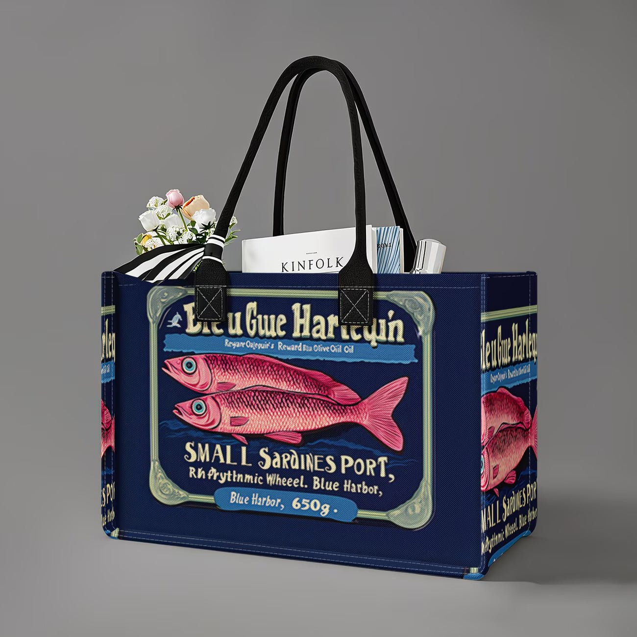 Reusable Sardine Tote Bag