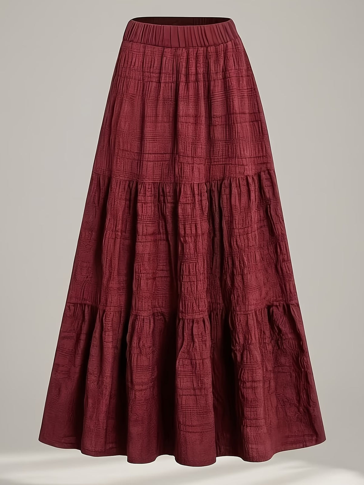 Red Maxi Skirt
