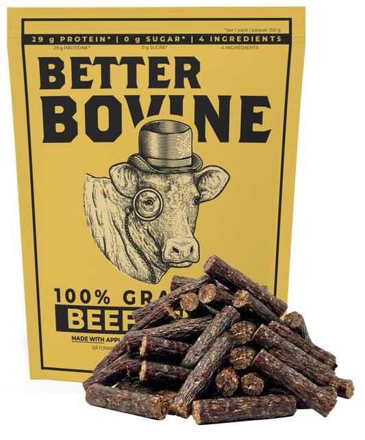 Better Bovine 100% Grassfed Beef Sticks