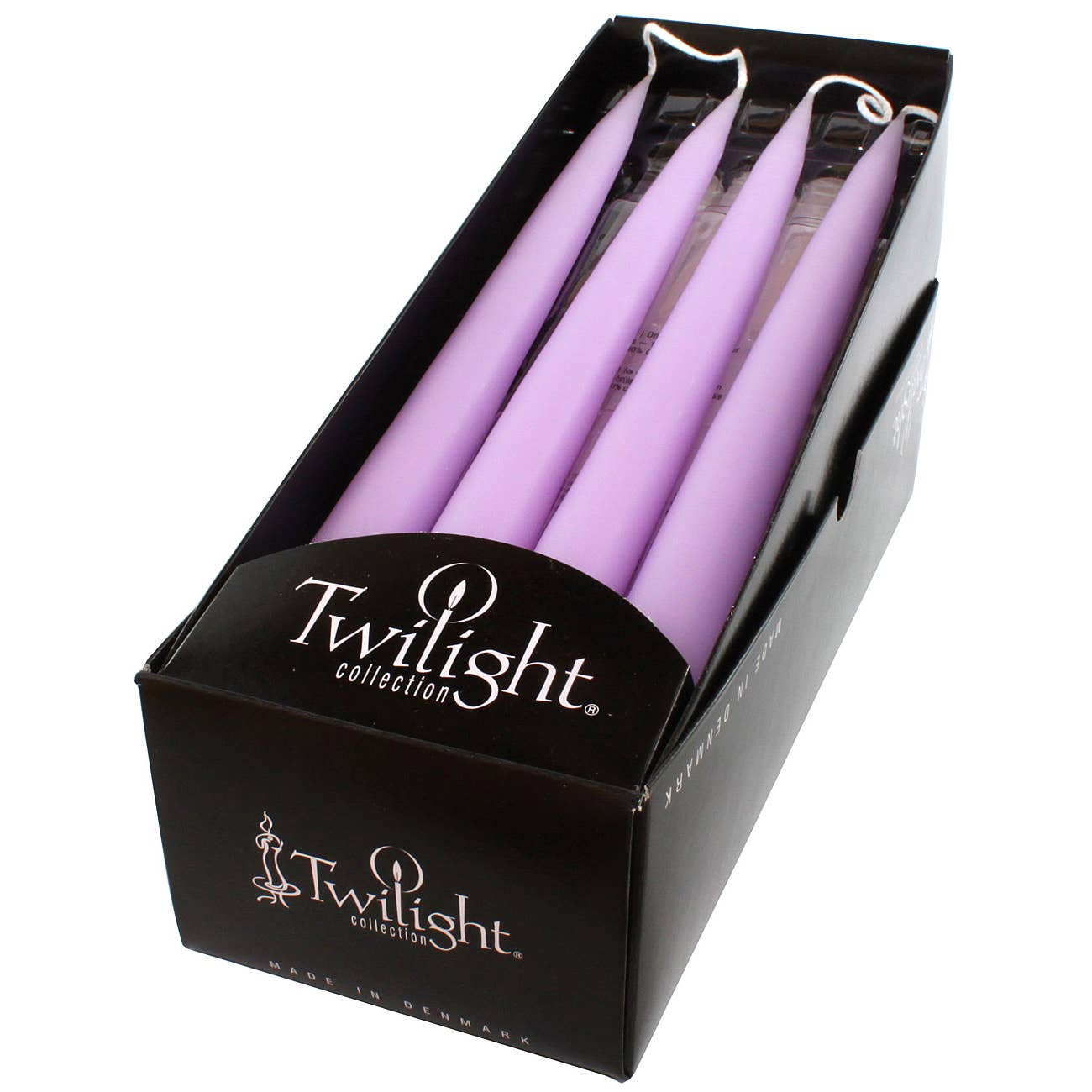 Pastel Purple Danish Taper Candle