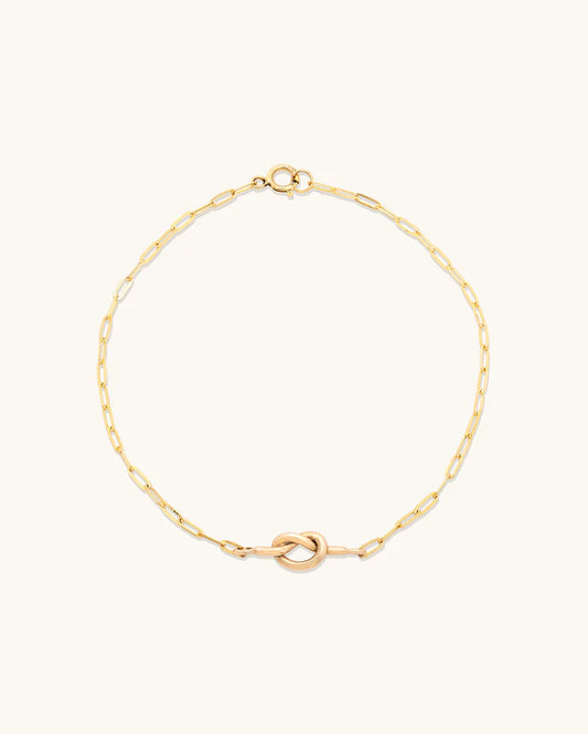 Leah Alexandra Love Me Knot Bracelet 7”