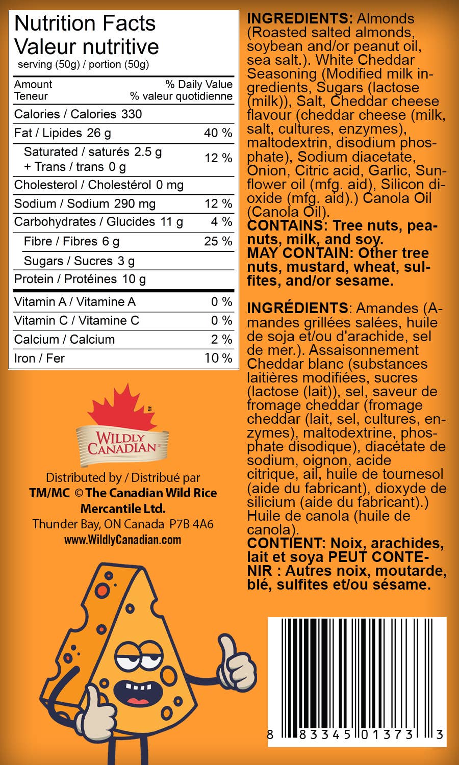 Brewski White Cheddar Almonds