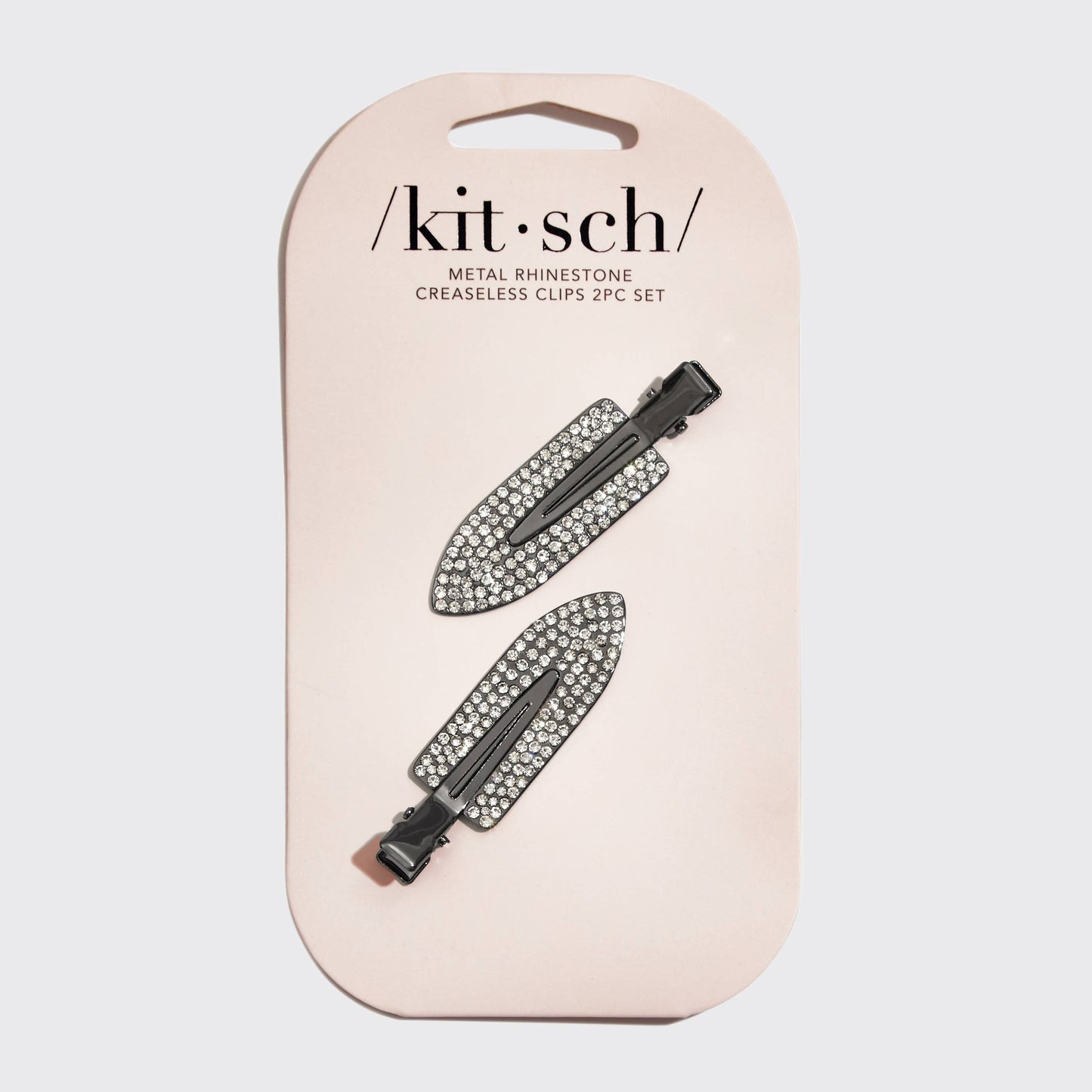 Kitsch | Metal Rhinestone Creaseless Clips 2pc Set