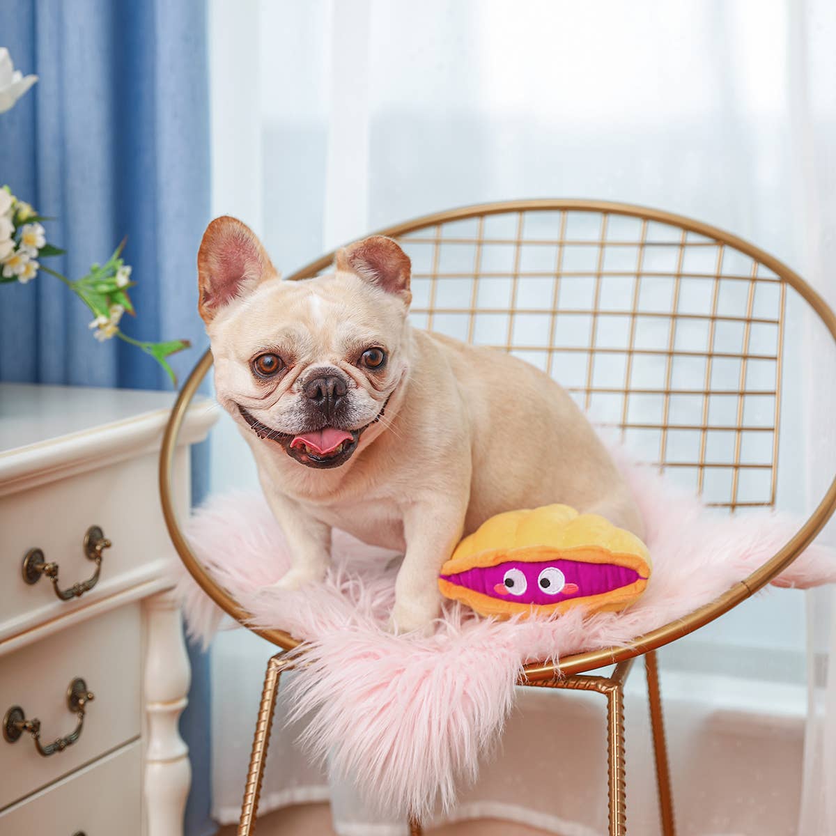 HugSmart Pet - Ocean Pals | Clam - Dog Plush Toy