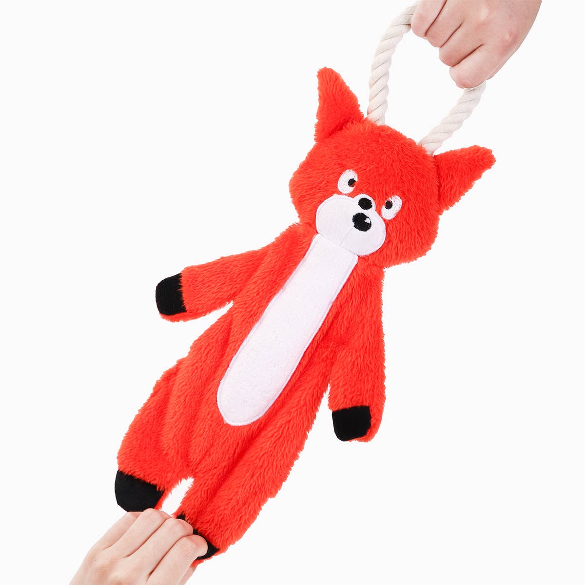 HugSmart Pet - Jumbo Animal | Fox - Dog Rope Toy