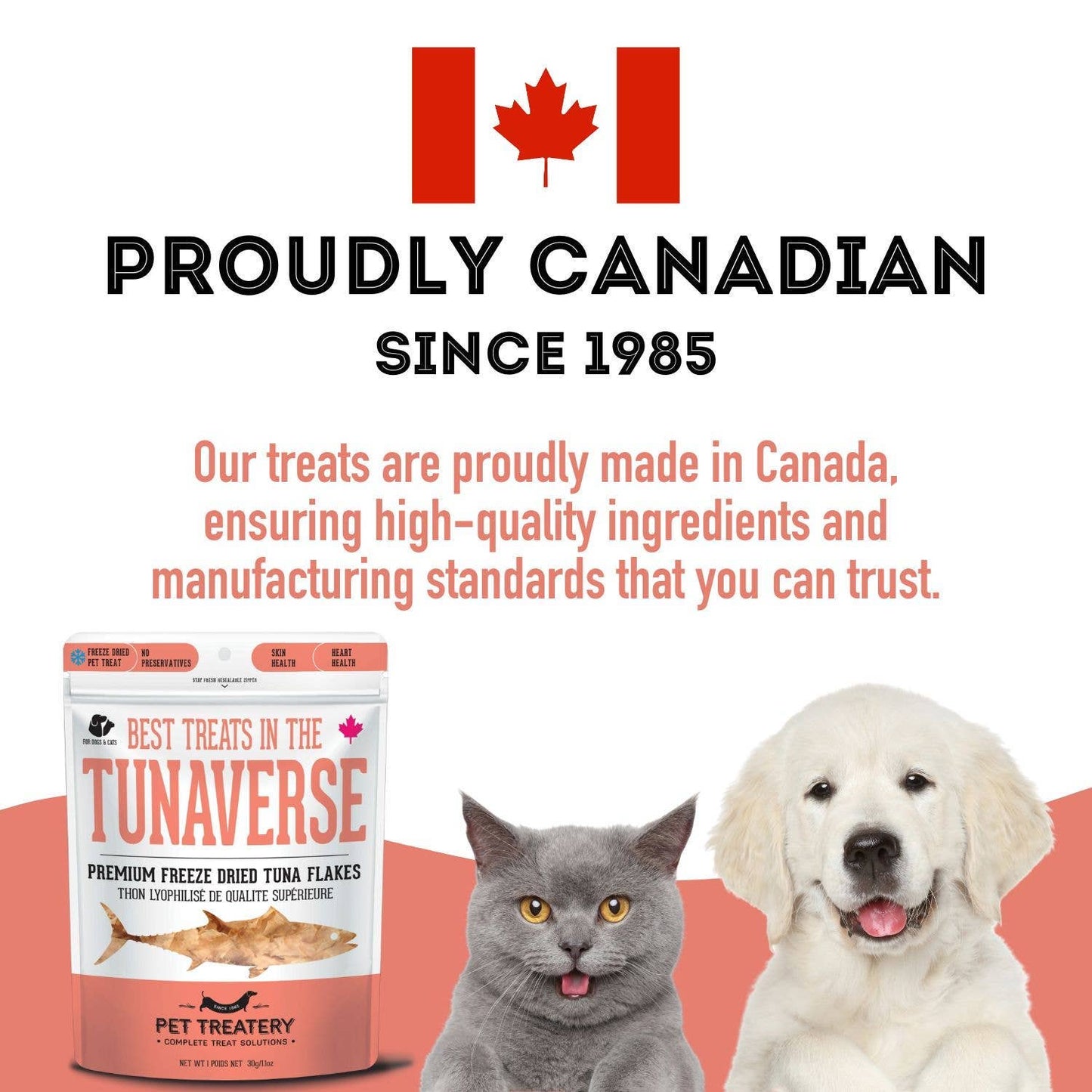[CA only]Tuna Flakes Freeze-Dried Pet Treats Omega-3