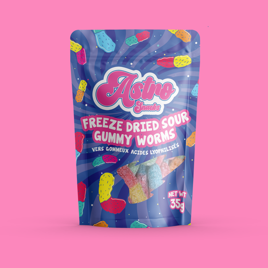 Freeze Dried Sour Gummy Worms