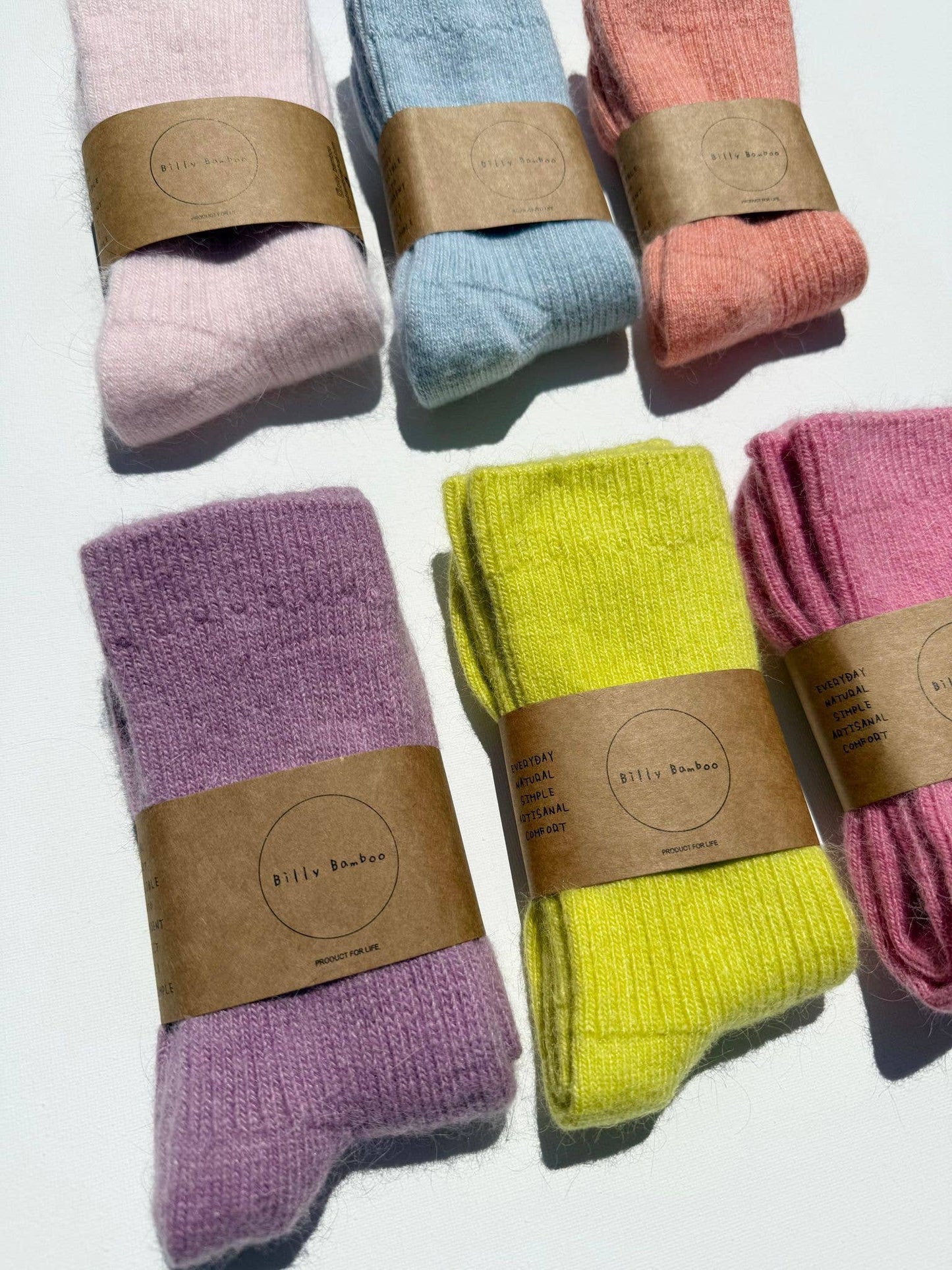 Billy Bamboo ANGORA WOOL SOCKS