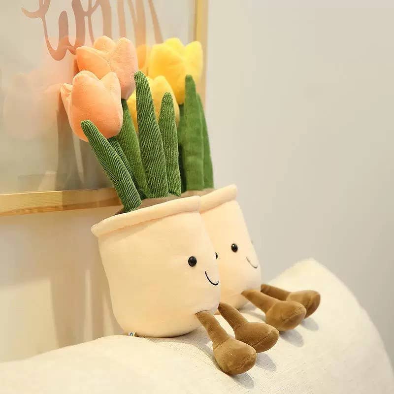14" Tulip Plant Plush
