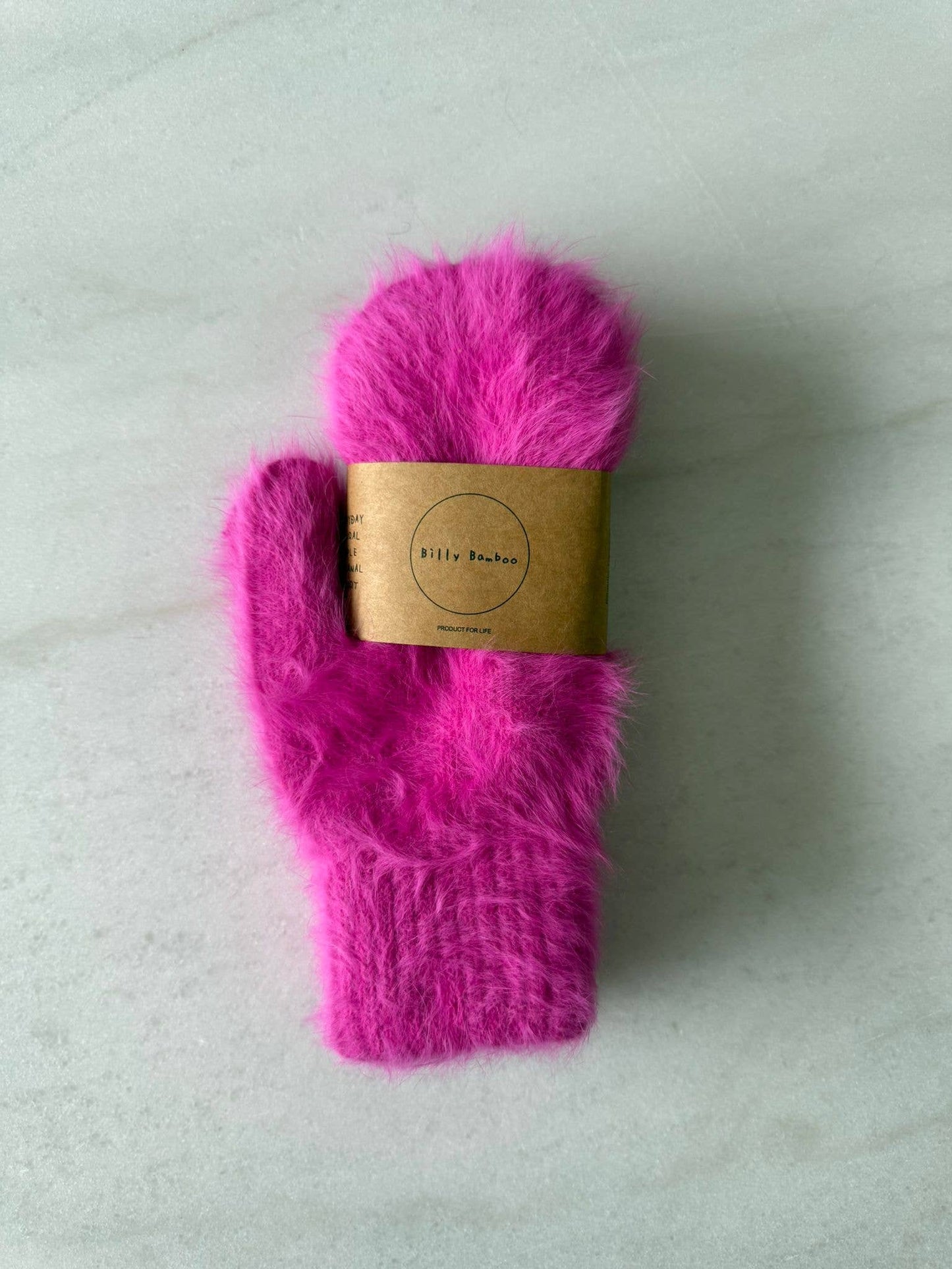 Billy Bamboo - Fluffy Angora Mittens