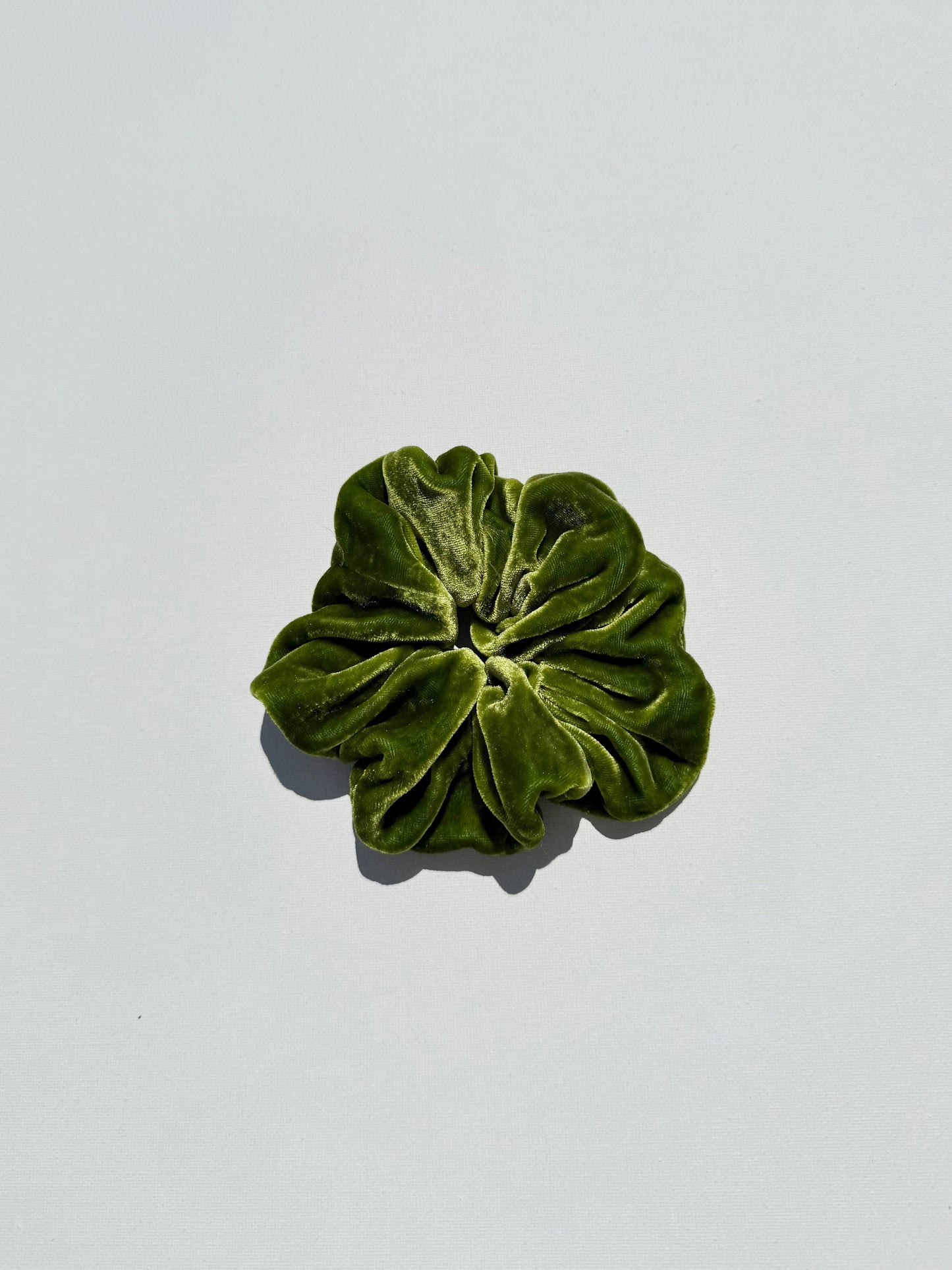 Billy Bamboo SILK VELVET SCRUNCHIES - crystal bright