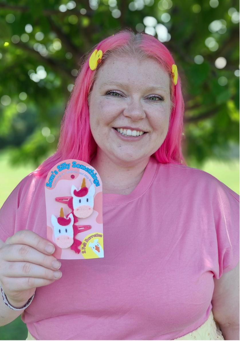 Unicorn Barrettes | Felt Barrettes | Hair Accessories