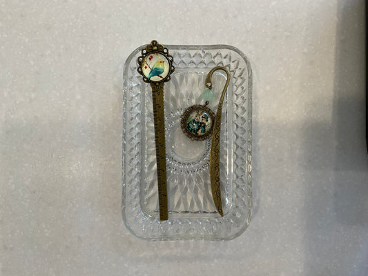 Vintage Brass Bookmark Ruler