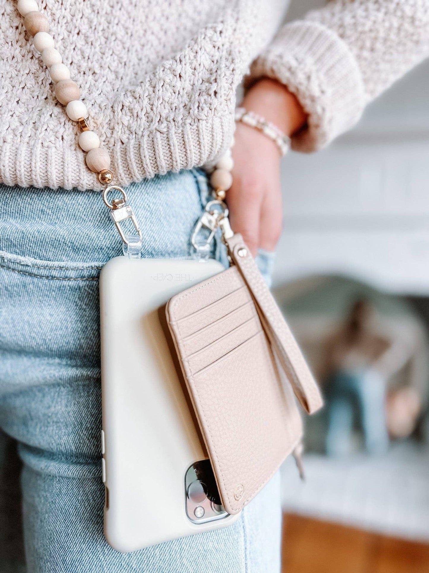 The Caep Nude Snap/Wrist Wallet
