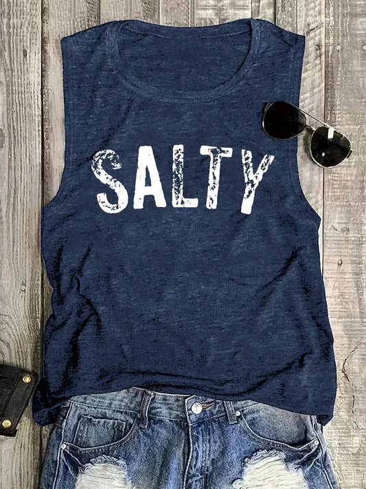 Salty Blue Tank Top