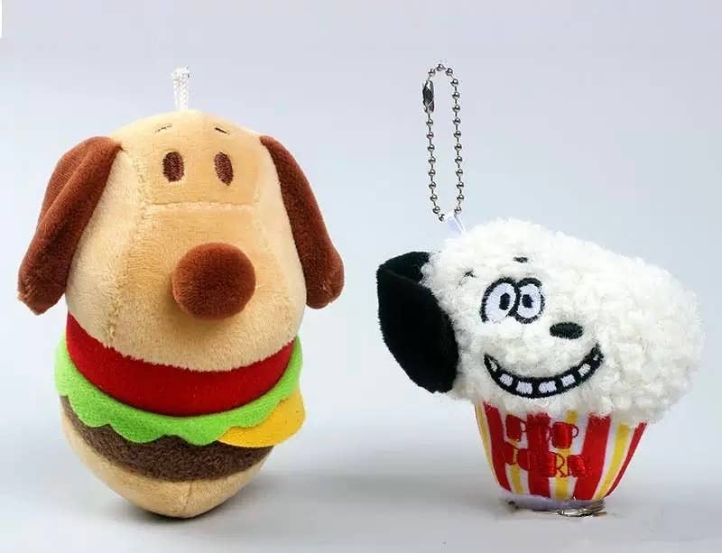 3.5-6" Food Keychain - various designs