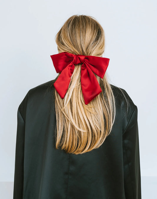 Brunette The Label Satin Bow