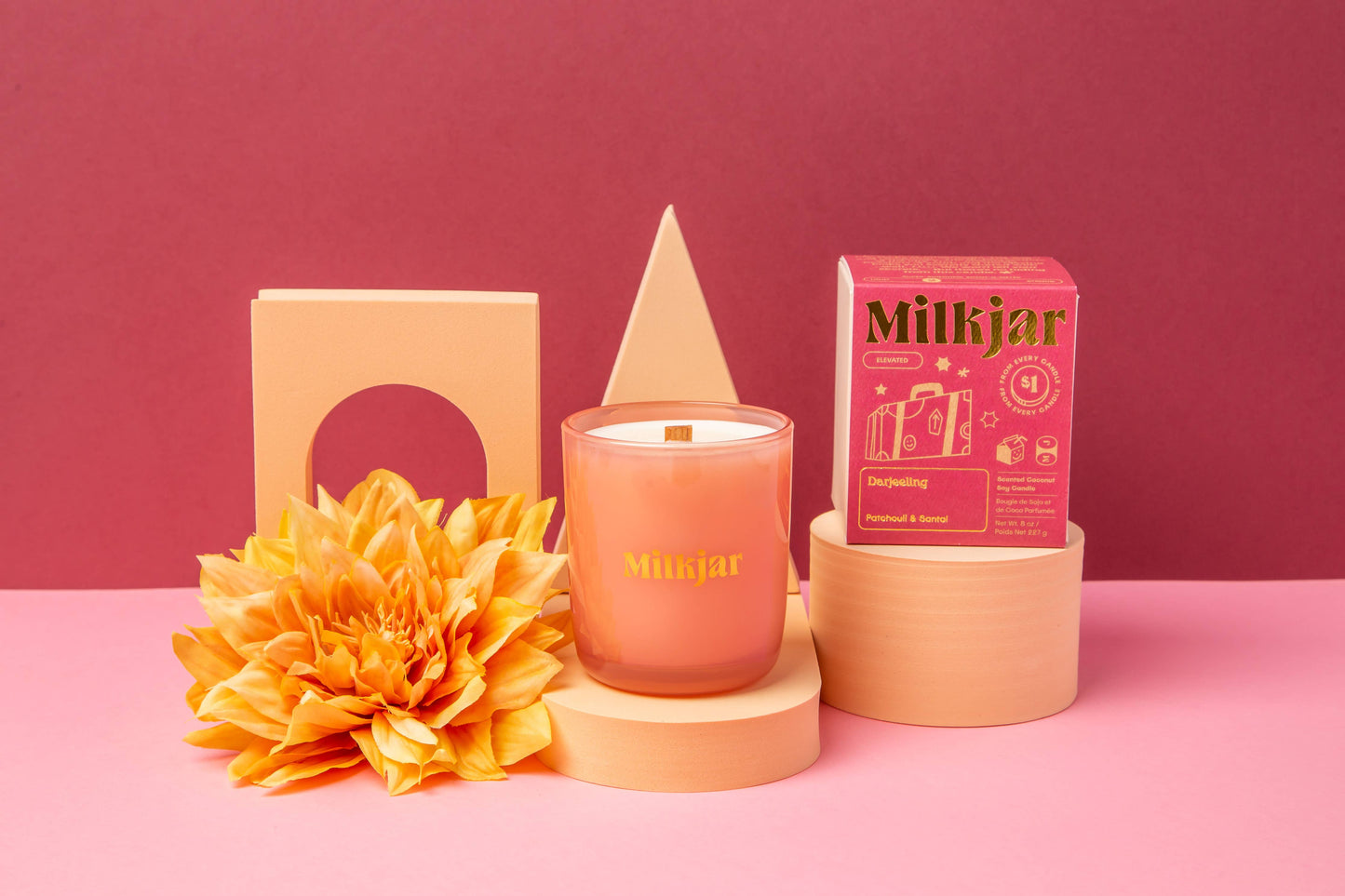 Milkjar Darjeeling - Patchouli & Santal Coconut Soy 8oz Candle