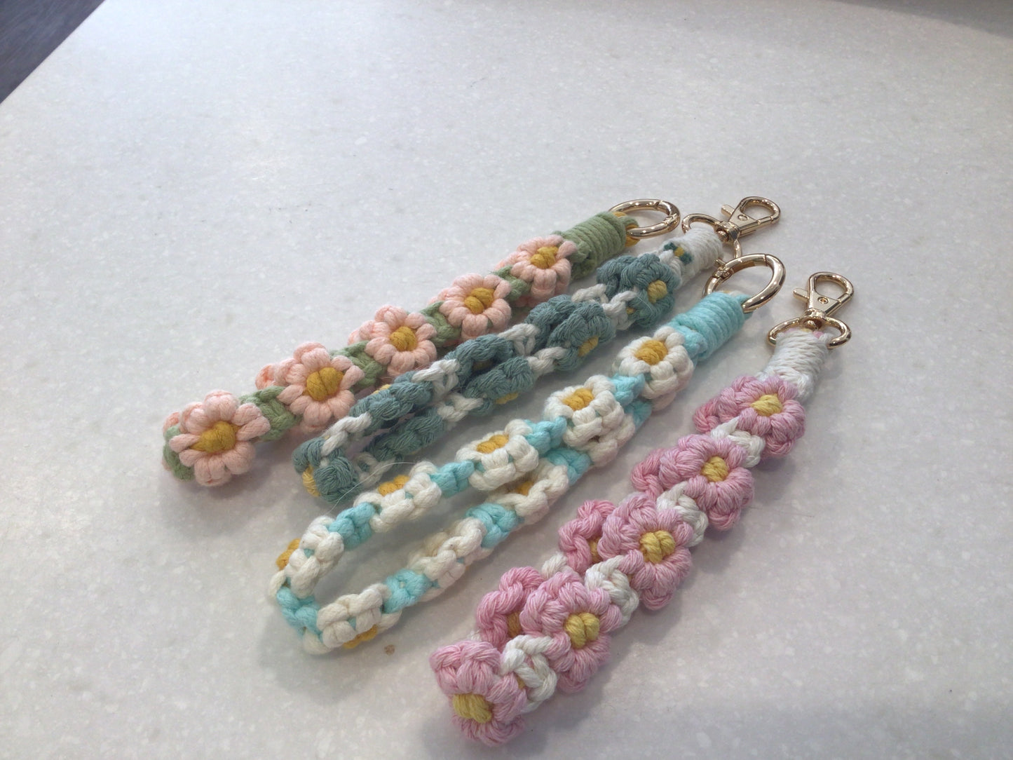 Flower keychain