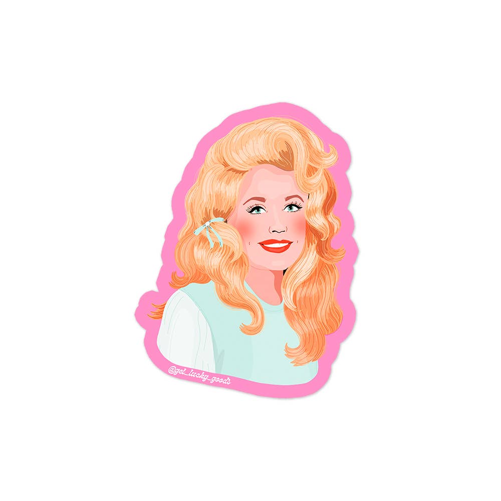 Retro Parton – Matte Vinyl Sticker