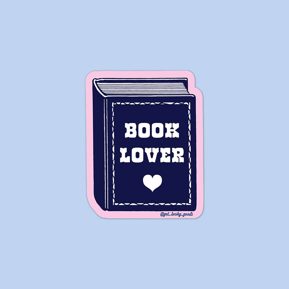 Book Lover Sticker – Matte Vinyl Sticker